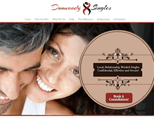 Tablet Screenshot of dunwoodysingles.com